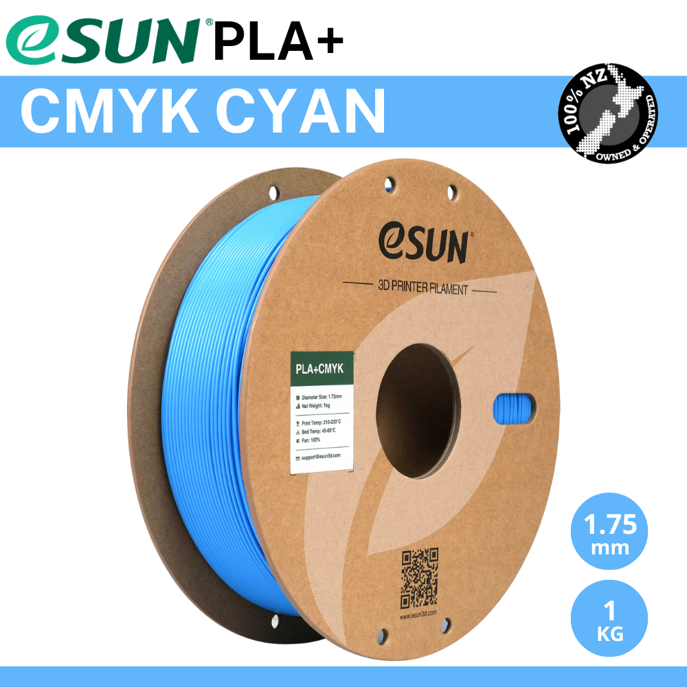 eSun PLA+CMYK Filament (Cyan + Magenta + Yellow + White)