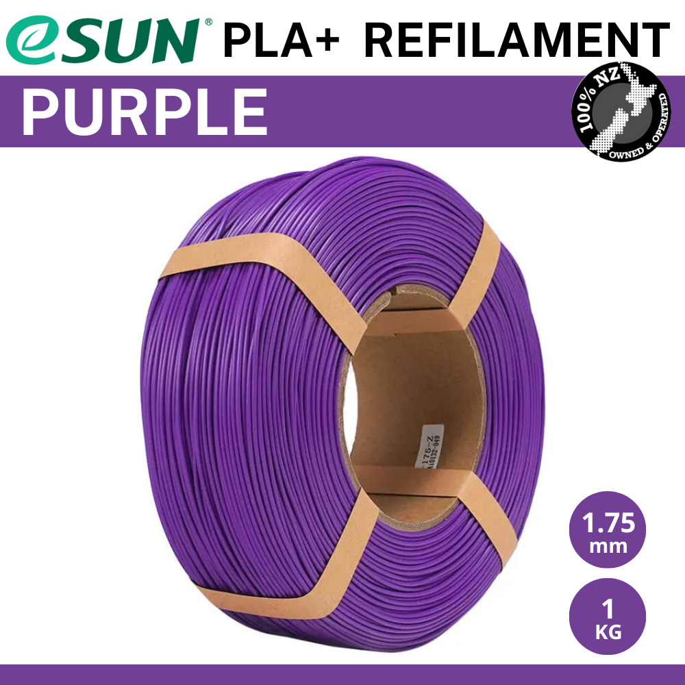 eSun PLA+1.75mm Refilament 1 kg (eSpool+ and Bambu Lab Reusable Spool compatible)