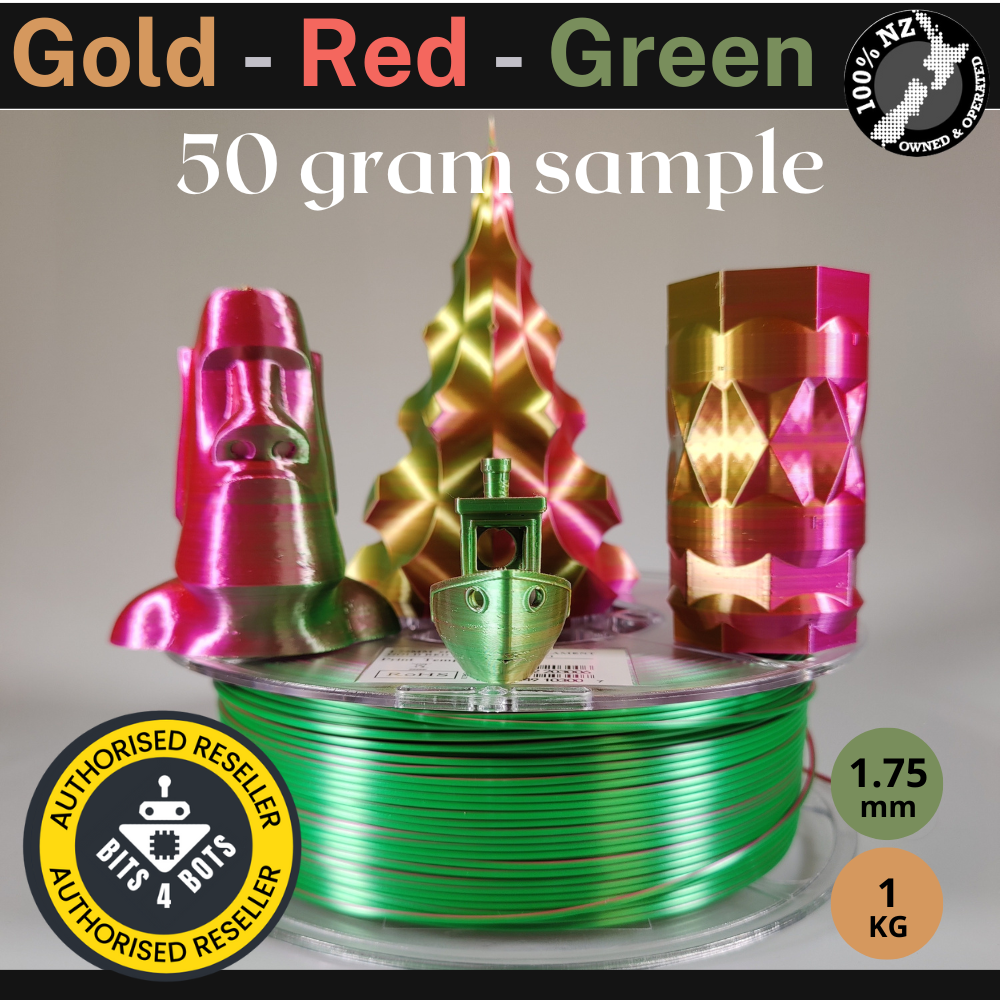 Sample - eSun ePLA-Silk Mystic Filament (Tri Colour)