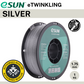 eSun eTwinkling Silver 1.75mm Filament 1kg