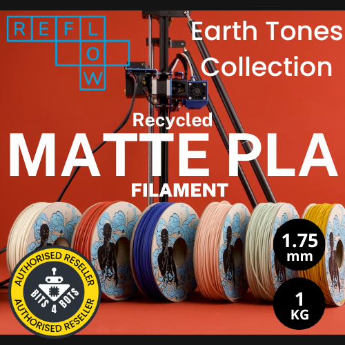 Reflow Recycled Matte PLA - Earth Tones 1.75mm