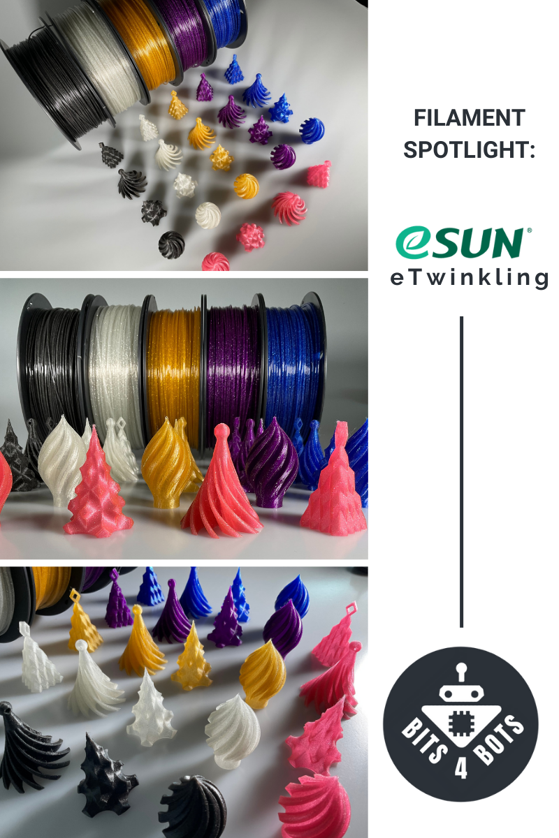 eSun eTwinkling 3D Printing Filament Spotlight