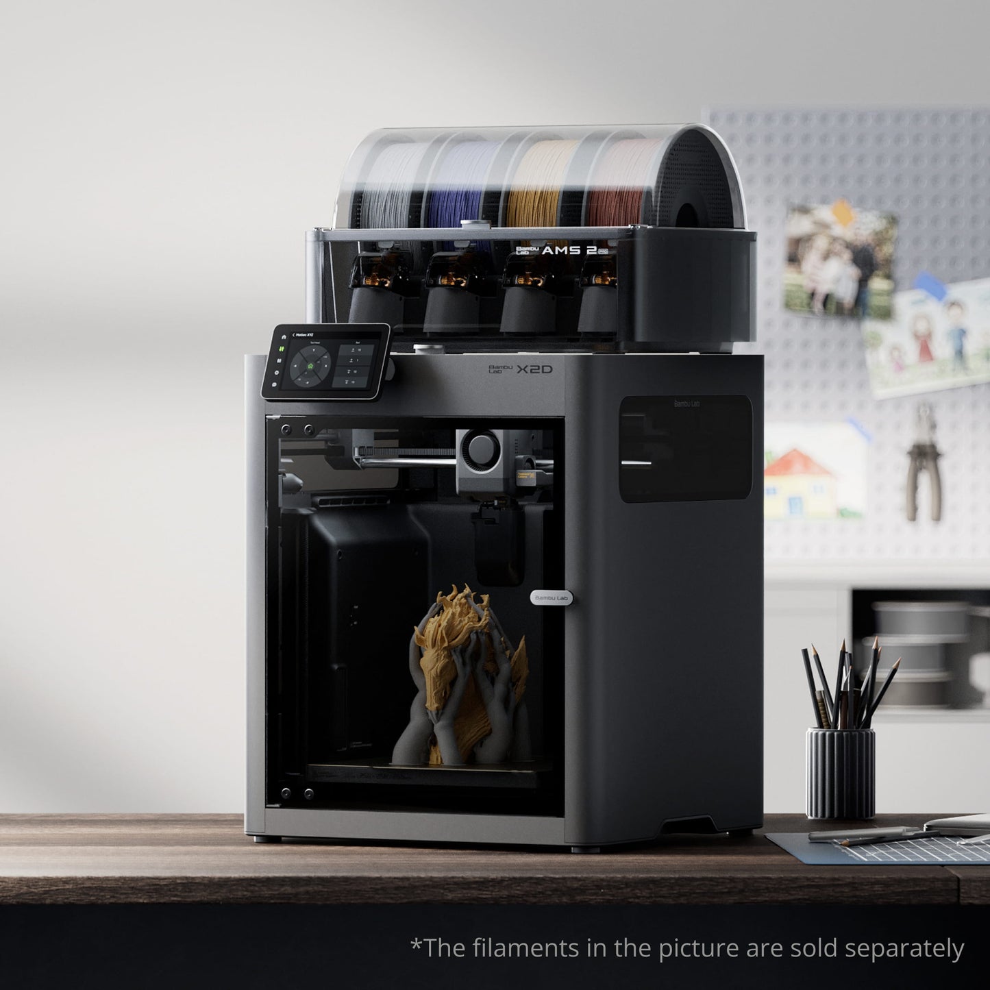 Bambu Lab X2D Combo 3D Printer (AMS 2 Pro Included)