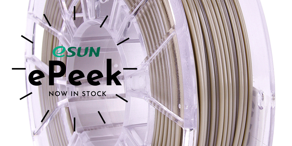 eSun ePeek Pro 3D Printing filament - the specialist engineering material is now in stock