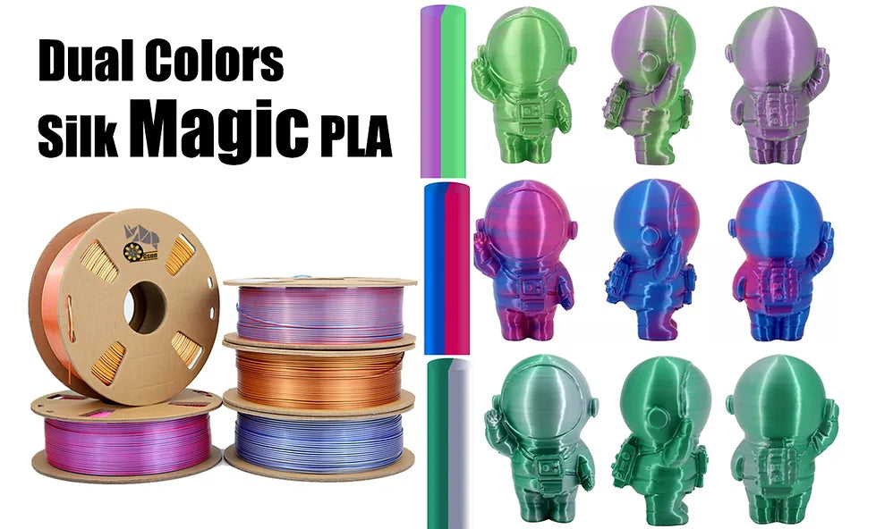 Gsun Dual-Colour Silk PLA Filament