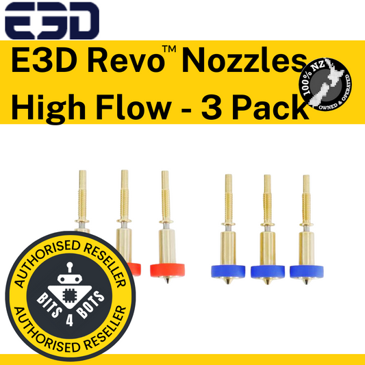 E3D Revo™ High Flow Nozzle 3 Pack