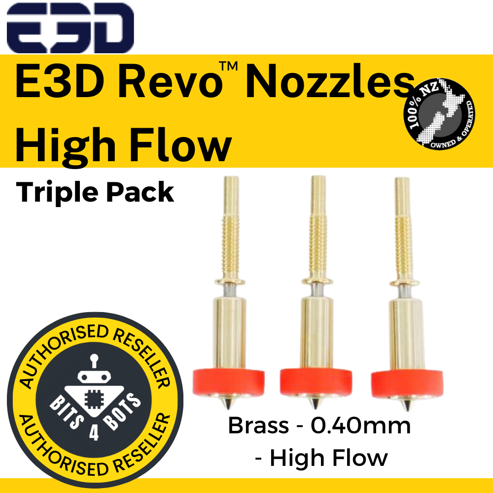 E3D Revo™ High Flow Nozzle 3 Pack