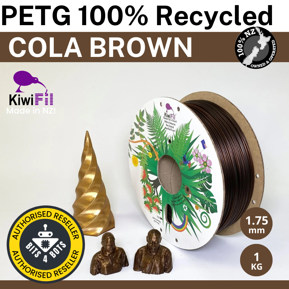 KiwiFil 100% Recycled PETG 1.75mm 1kg