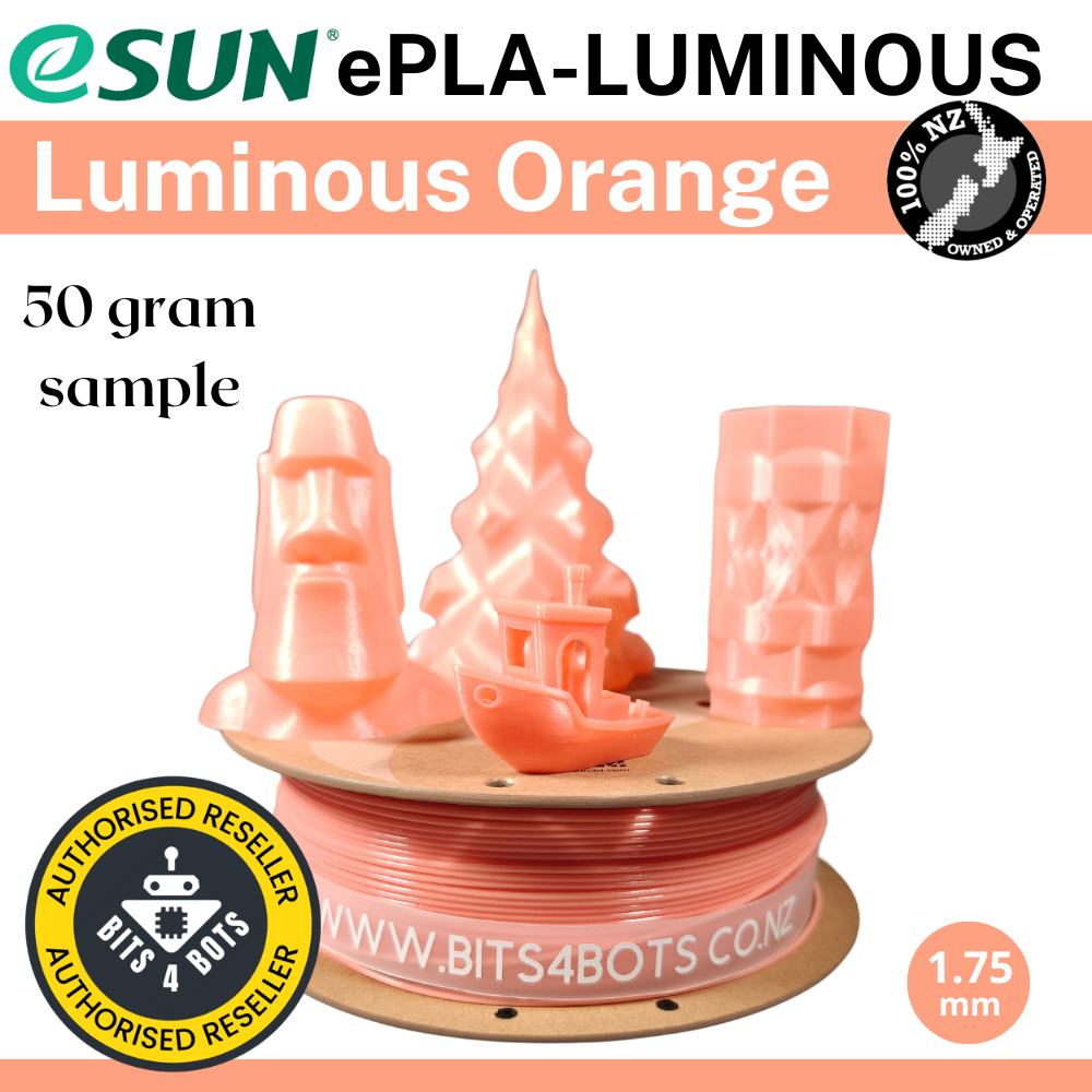 Luminious Filament Sample - eSun ePLA-Luminous Filament – Bits4Bots