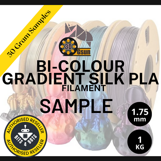 Sample - Gsun Bi-Colour Gradient Silk PLA Filament