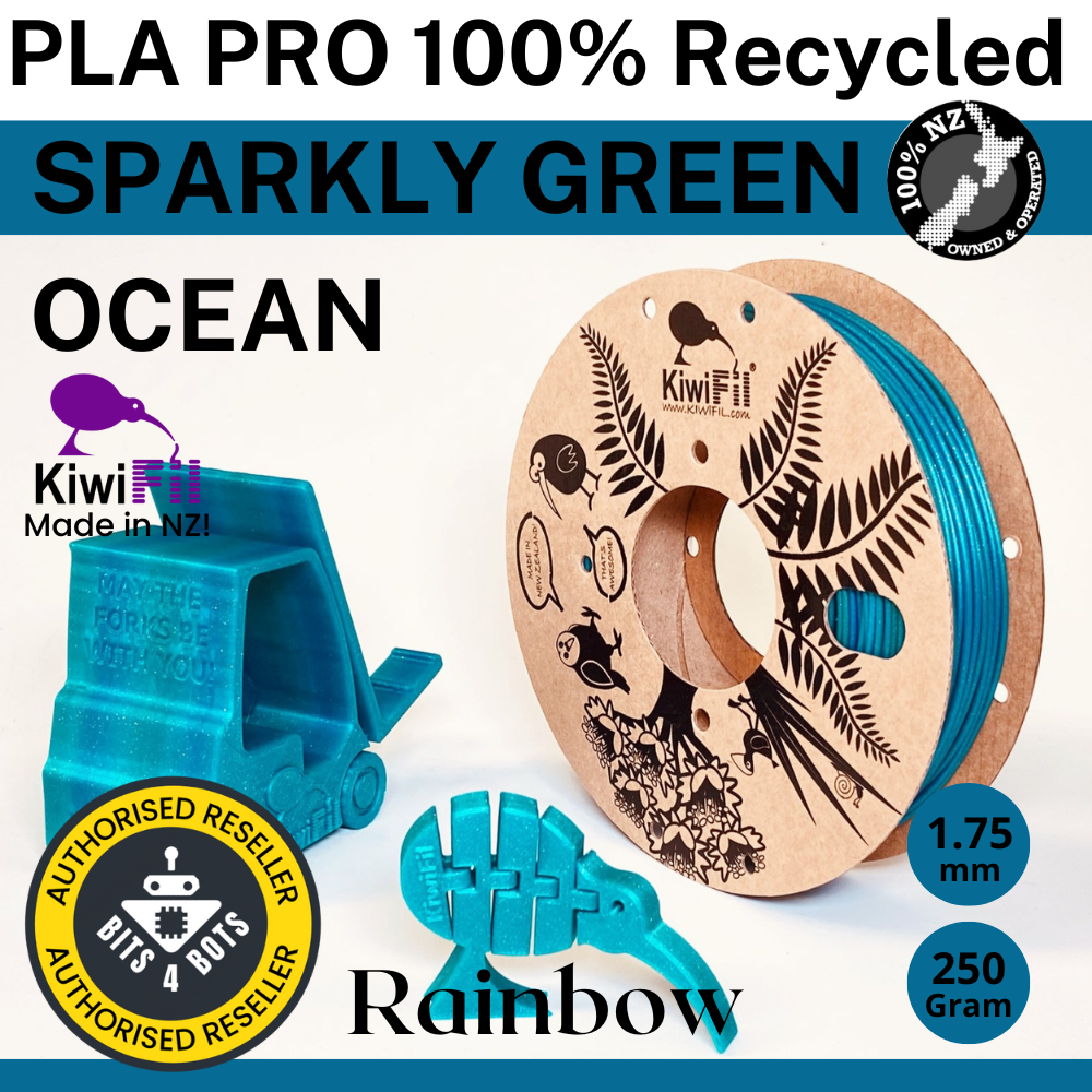 KiwiFil 100% Recycled PLA Pro 1.75mm 250g