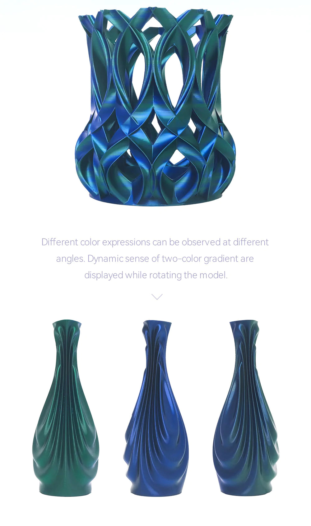 eSun ePLA-Silk Magic Filament (Dual Colour)
