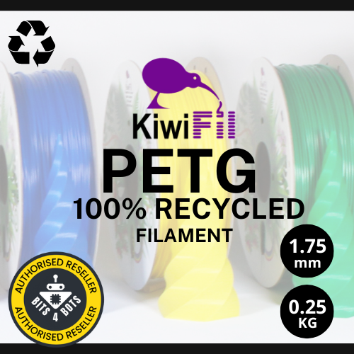 KiwiFil 100% Recycled PETG 1.75mm 250g