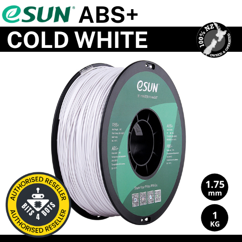 eSun ABS+ Cold White 1.75mm Filament 1kg