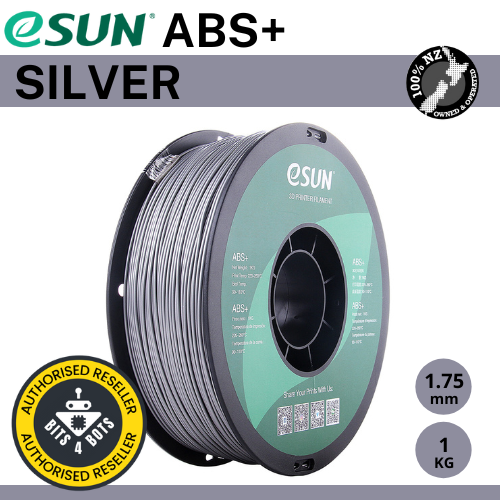 eSun ABS+ Silver 1.75mm Filament 1kg