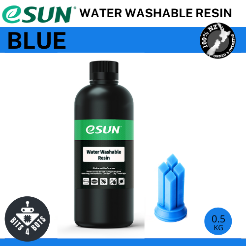 eSun WATER WASHABLE resin for LCD/DLP 3D Printing Blue