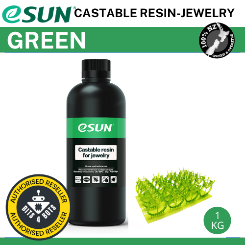 eSun CASTABLE resin for JEWELRY for LCD/DLP 3D Printing Green