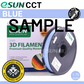 50 gram sample - eSun CCT Blue 1.75mm Filament