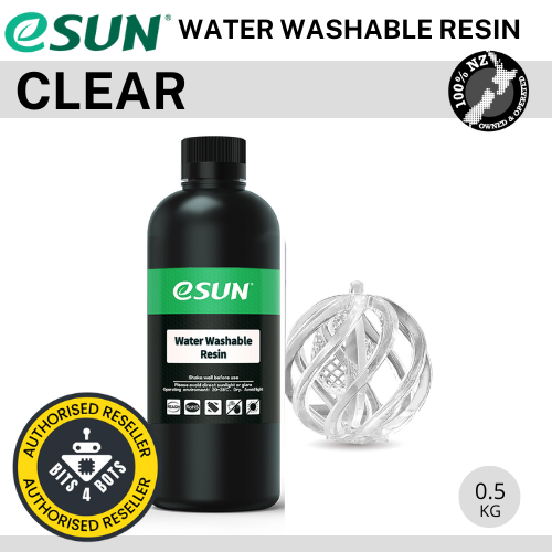 eSun WATER WASHABLE resin for LCD/DLP 3D Printing Clear