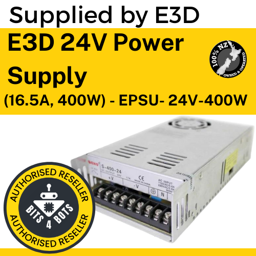 E3D 24V Power Supply (16.5A, 400W) - EPSU- 24V-400W