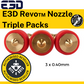 E3D Revo NozzleTriplePack 3 x 0.4mm