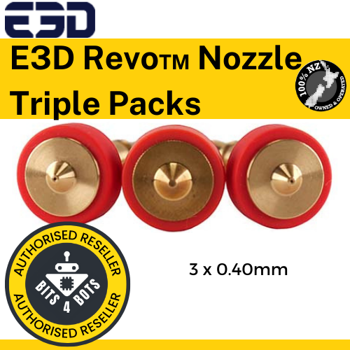 E3D Revo NozzleTriplePack 3 x 0.4mm