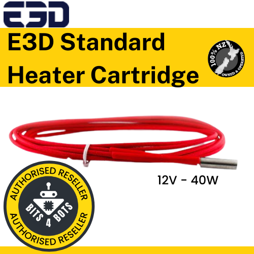 E3D Standard Heater Cartridge 12V 40W