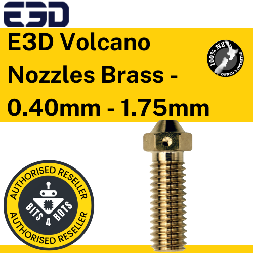 E3D Volcano Nozzles Brass 0.4mm