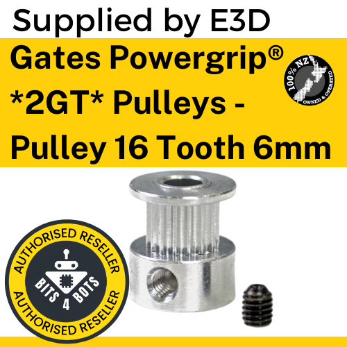 Gates Powergrip® *2GT* Pulleys - Pulley 16 Tooth 6mm