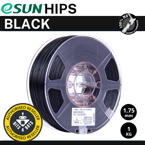 eSun HIPS Black 1.75mm Filament 1kg