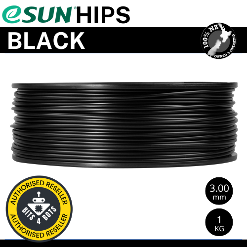 eSun HIPS Black 3.00mm Filament 1kg