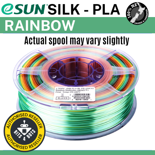 eSun Silk-PLA Rainbow 1.75mm Filament 1kg