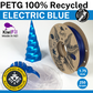 KiwiFil 100% Recycled PETG Electric Blue 1.75mm 250g
