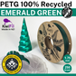 KiwiFil 100% Recycled PETG Emerald Green 1.75mm 250g