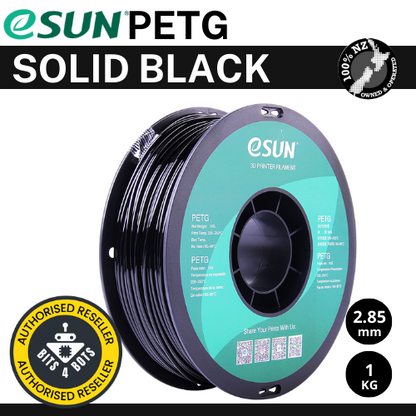 eSun PETG Solid Black 2.85mm Filament 1kg