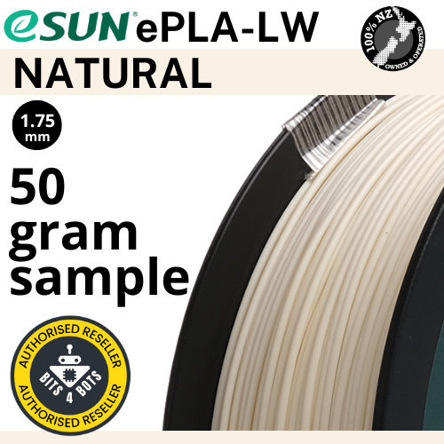 50 gram sample - eSun ePLA-LW (Light Weight)