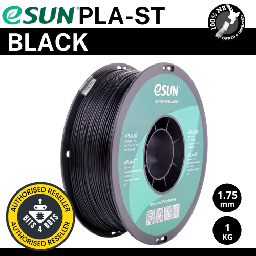 eSun ePLA-ST Black 1.75mm Filament 1 kg