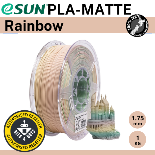 eSun ePLA-Matte Rainbow 1.75mm Filament 1kg