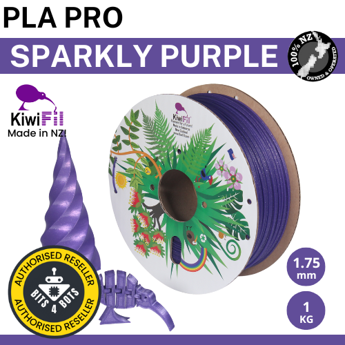 KiwiFil PLA Pro Sparkly Purple 1.75mm 1kg