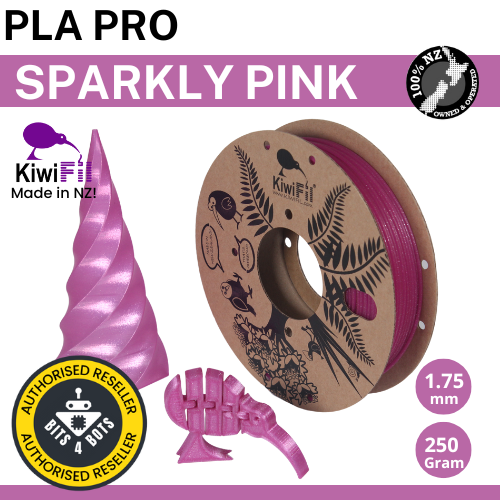 KiwiFil PLA Pro Sparkly Pink 1.75mm 250g