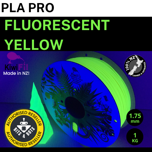 KiwiFil PLA Pro Fluorescent Yellow 1.75mm 1kg