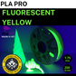 KiwiFil PLA Pro Fluorescent Yellow 1.75mm 250g
