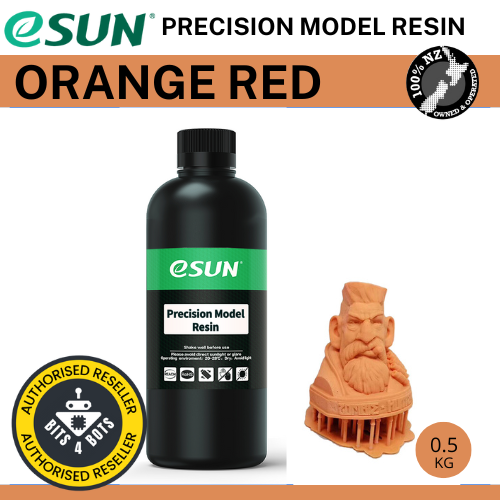 eSun PRECISION MODEL RED WAX resin for LCD/DLP 3D Printing Orange Red