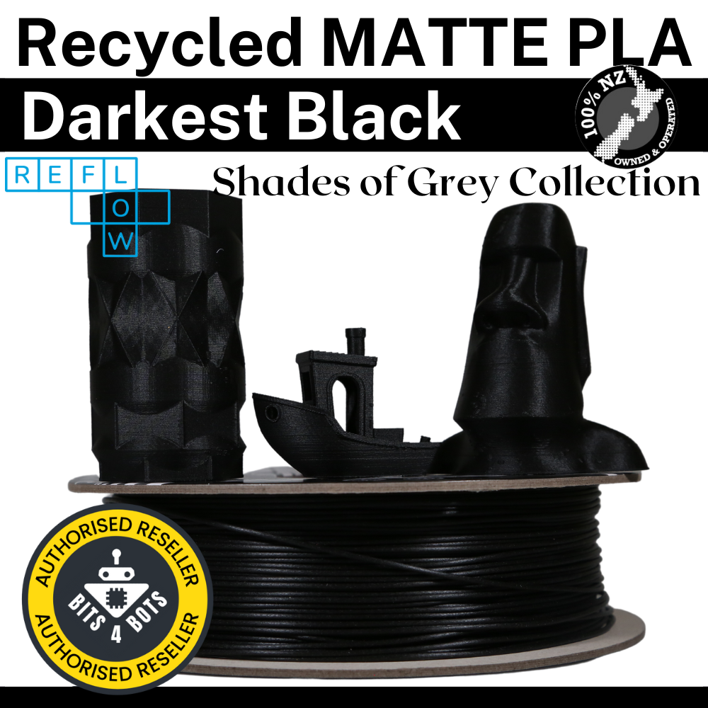 Reflow Recycled Matte PLA - Shades of Grey