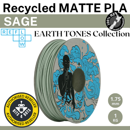 Reflow Recycled Matte PLA - Earth Tones 1.75mm