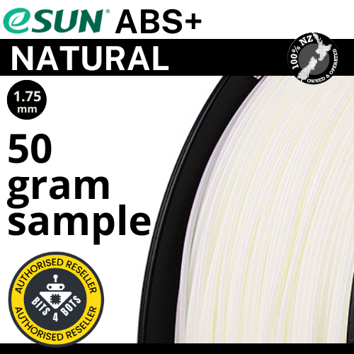 50 gram sample - eSun ABS+ Natural 1.75mm Filament
