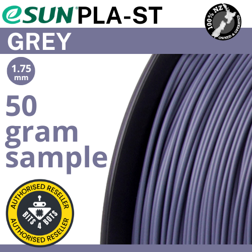 50 gram sample - eSun ePLA-ST Grey 1.75mm Filament