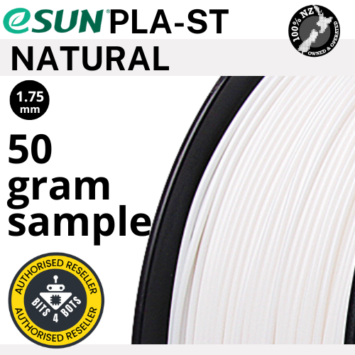 50 gram sample - eSun ePLA-ST Natural 1.75mm Filament