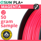 50 gram sample - eSun PLA+ Magenta 1.75mm Filament