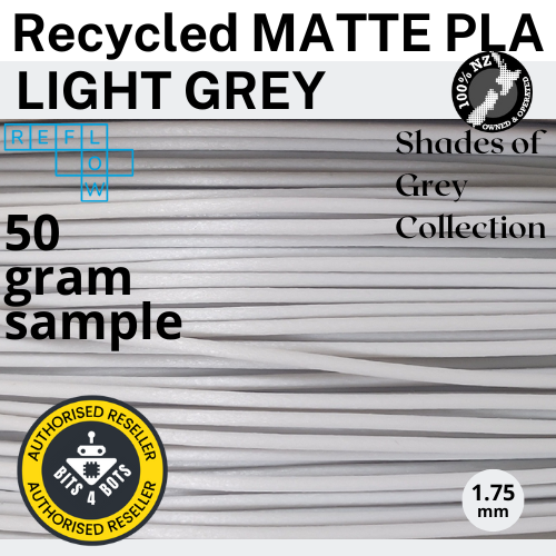 Sample - Reflow Recycled Matte PLA - Shades of Grey